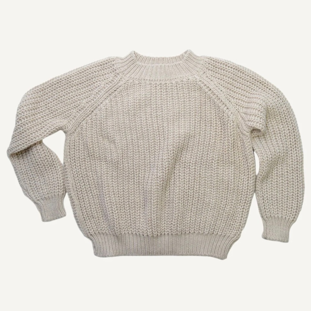 Nui Organics Fishline Merino Wool Sweater Size M